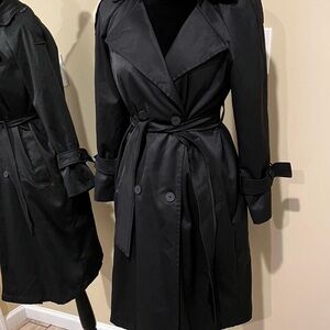 Belted Trench Coat Long Sleeve Coat